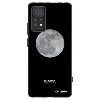 Picasee Xiaomi Redmi Note 11 Pro 5G Hülle - Schwarzes Silikon - Moon Minimal