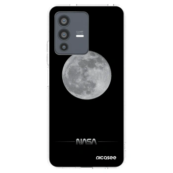 Picasee Vivo V23 5G Hülle - Transparentes Silikon - Moon Minimal