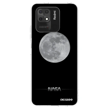Picasee Xiaomi Redmi 10C Hülle - Transparentes Silikon - Moon Minimal
