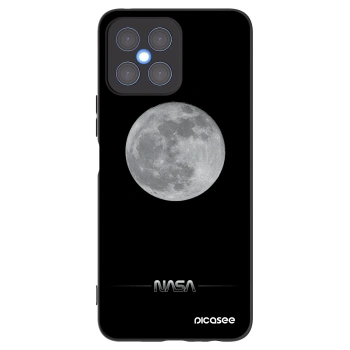 Picasee Honor X8 4G Hülle - Schwarzes Silikon - Moon Minimal
