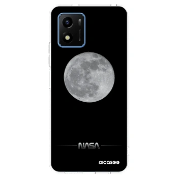 Picasee Vivo Y01 Hülle - Transparentes Silikon - Moon Minimal