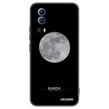 Picasee Vivo Y52 5G Hülle - Schwarzes Silikon - Moon Minimal