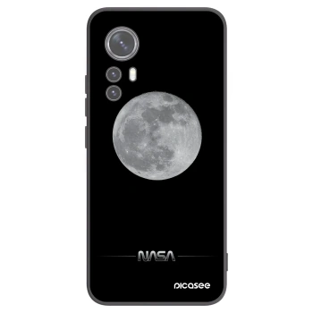 Picasee Xiaomi 12X Hülle - Schwarzes Silikon - Moon Minimal
