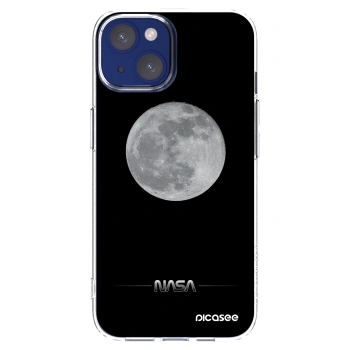 Picasee Apple iPhone 14 Hülle - Transparentes Silikon - Moon Minimal