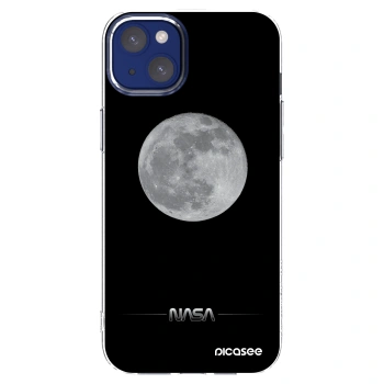 Picasee Apple iPhone 14 Plus Hülle - Transparentes Silikon - Moon Minimal