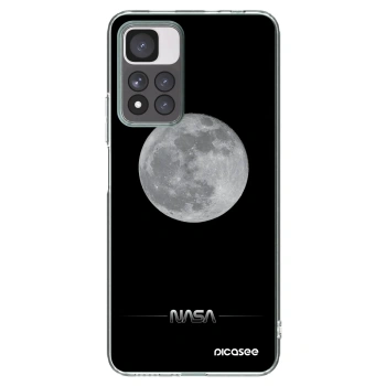Picasee Xiaomi Redmi Note 11 Pro+ 5G Hülle - Transparentes Silikon - Moon Minimal