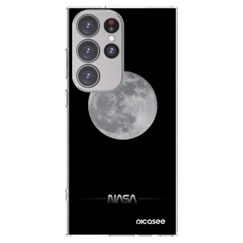 Picasee Samsung Galaxy S23 Ultra 5G Hülle - Transparentes Silikon - Moon Minimal