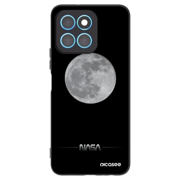 Picasee Honor X6 Hülle - Schwarzes Silikon - Moon Minimal