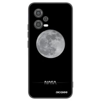 Picasee Xiaomi Poco X5 Hülle - Schwarzes Silikon - Moon Minimal