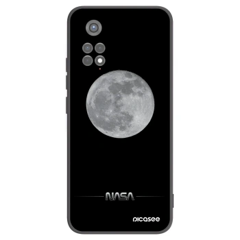 Picasee Xiaomi Redmi Note 11S 5G Hülle - Schwarzes Silikon - Moon Minimal