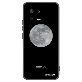 Picasee Xiaomi 13 Pro Hülle - Schwarzes Silikon - Moon Minimal