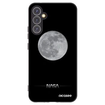 Picasee Samsung Galaxy A34 5G A346B Hülle - Schwarzes Silikon - Moon Minimal