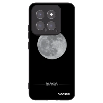 Picasee Xiaomi 14 Hülle - Schwarzes Silikon - Moon Minimal