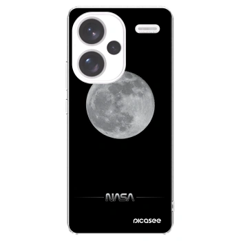 Picasee Xiaomi Redmi Note 13 Pro+ 5G Hülle - Transparentes Silikon - Moon Minimal