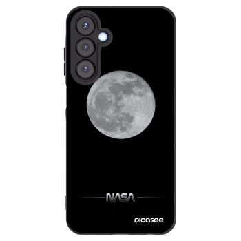 Picasee Samsung Galaxy A25 A256B 5G Hülle - Schwarzes Silikon - Moon Minimal