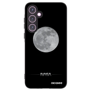 Picasee Samsung Galaxy A35 5G A356B Hülle - Schwarzes Silikon - Moon Minimal