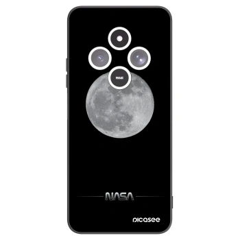Picasee Xiaomi Redmi 14C Hülle - Schwarzes Silikon - Moon Minimal