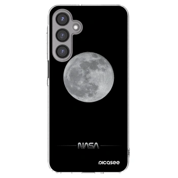 Picasee Samsung Galaxy A16 5G Hülle - Transparentes Silikon - Moon Minimal