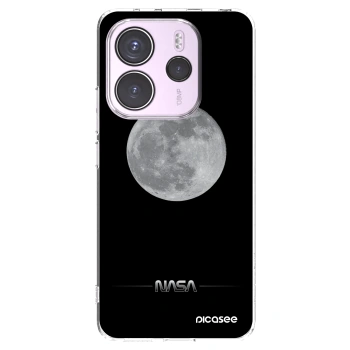 Picasee Xiaomi Redmi Note 14 4G Hülle - Transparentes Silikon - Moon Minimal