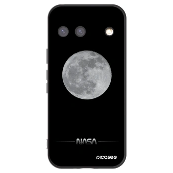 Picasee Google Pixel 9 Hülle - Schwarzes Silikon - Moon Minimal
