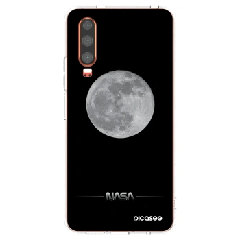 Picasee Huawei P30 Hülle - Transparentes Silikon - Moon Minimal
