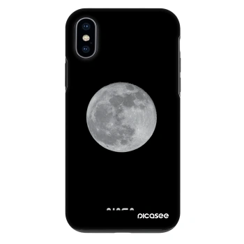Hülle für Apple iPhone X/XS - Moon Minimal