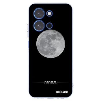 Picasee Xiaomi Redmi 15C 4G Hülle - Transparentes Silikon - Moon Minimal
