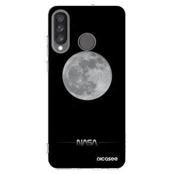 Picasee Huawei P30 Lite Hülle - Transparentes Silikon - Moon Minimal