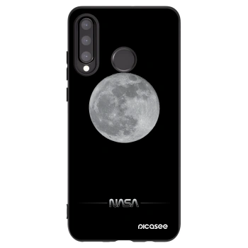 Picasee Huawei P30 Lite Hülle - Schwarzes Silikon - Moon Minimal