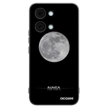 Picasee Xiaomi Poco X8 Pro Max Hülle - Schwarzes Silikon - Moon Minimal