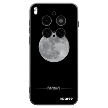 Picasee Vivo X300 Pro Hülle - Schwarzes Silikon - Moon Minimal