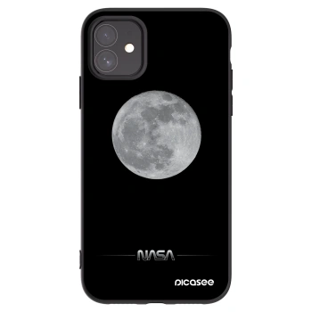 Picasee Apple iPhone 11 Hülle - Schwarzes Silikon - Moon Minimal