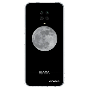 Picasee Xiaomi Redmi Note 9S Hülle - Transparentes Silikon - Moon Minimal