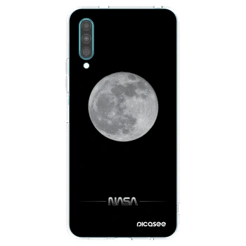 Picasee Samsung Galaxy A30s A307F Hülle - Transparentes Silikon - Moon Minimal