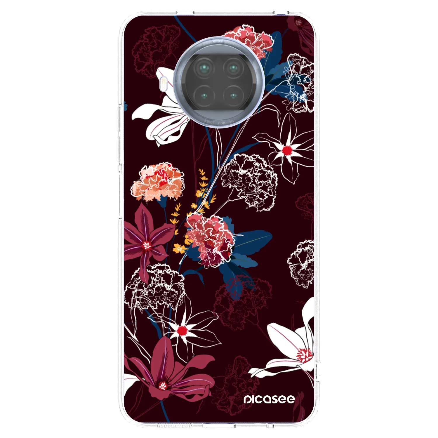 Picasee Xiaomi Mi 10T Lite Hülle - Transparentes Silikon - Dark Meadow