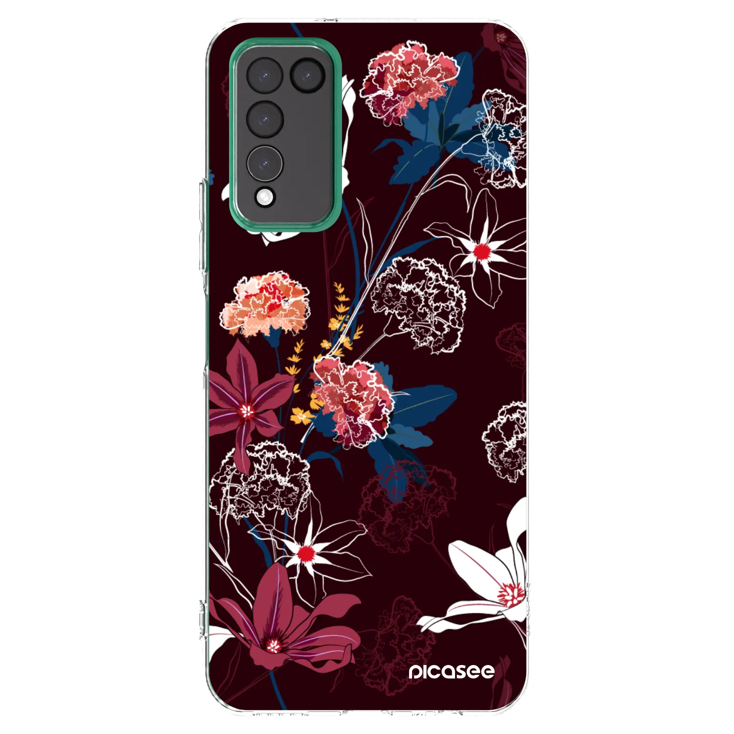 Picasee Honor 10X Lite Hülle - Transparentes Silikon - Dark Meadow