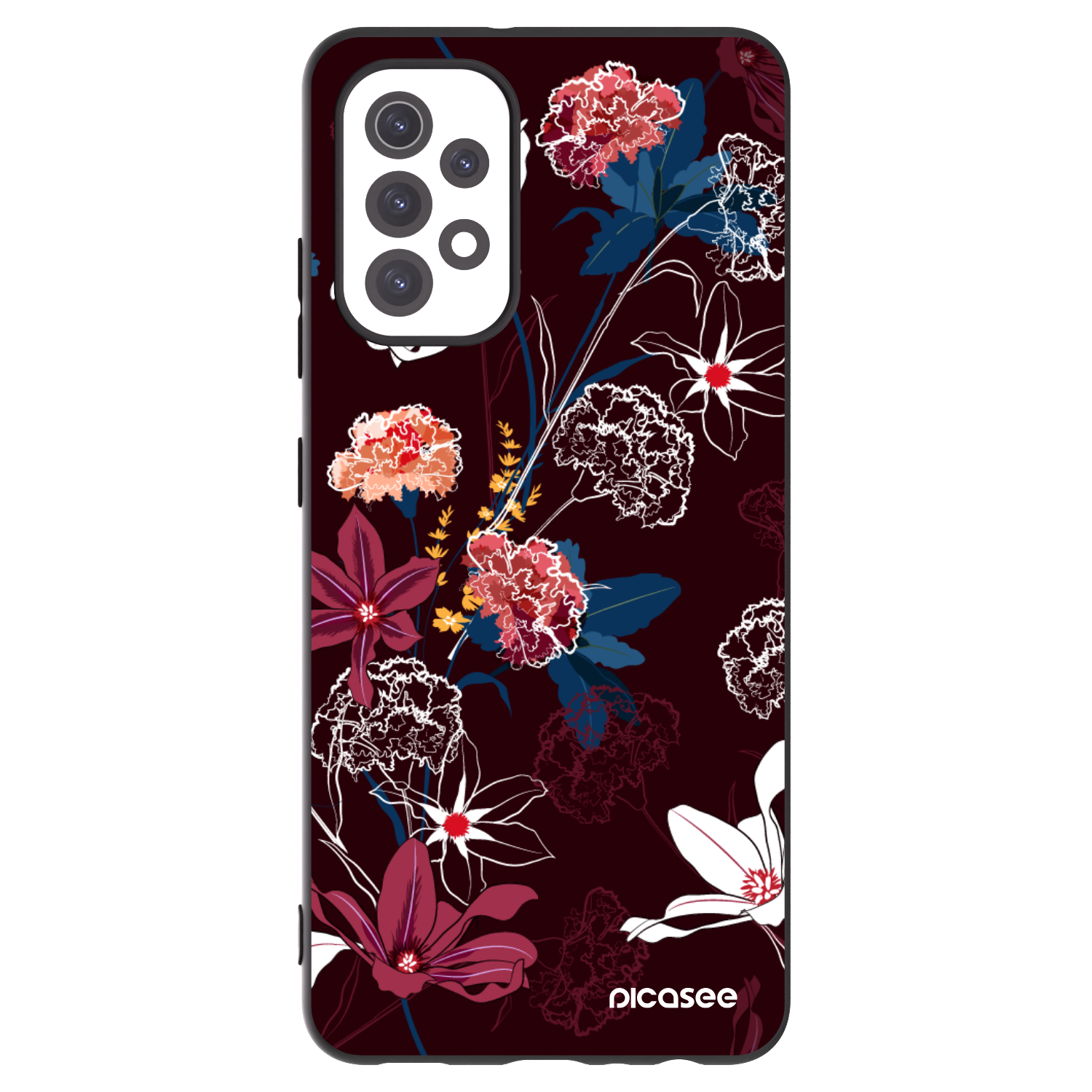 Picasee Samsung Galaxy A32 5G A326B Hülle - Schwarzes Silikon - Dark Meadow