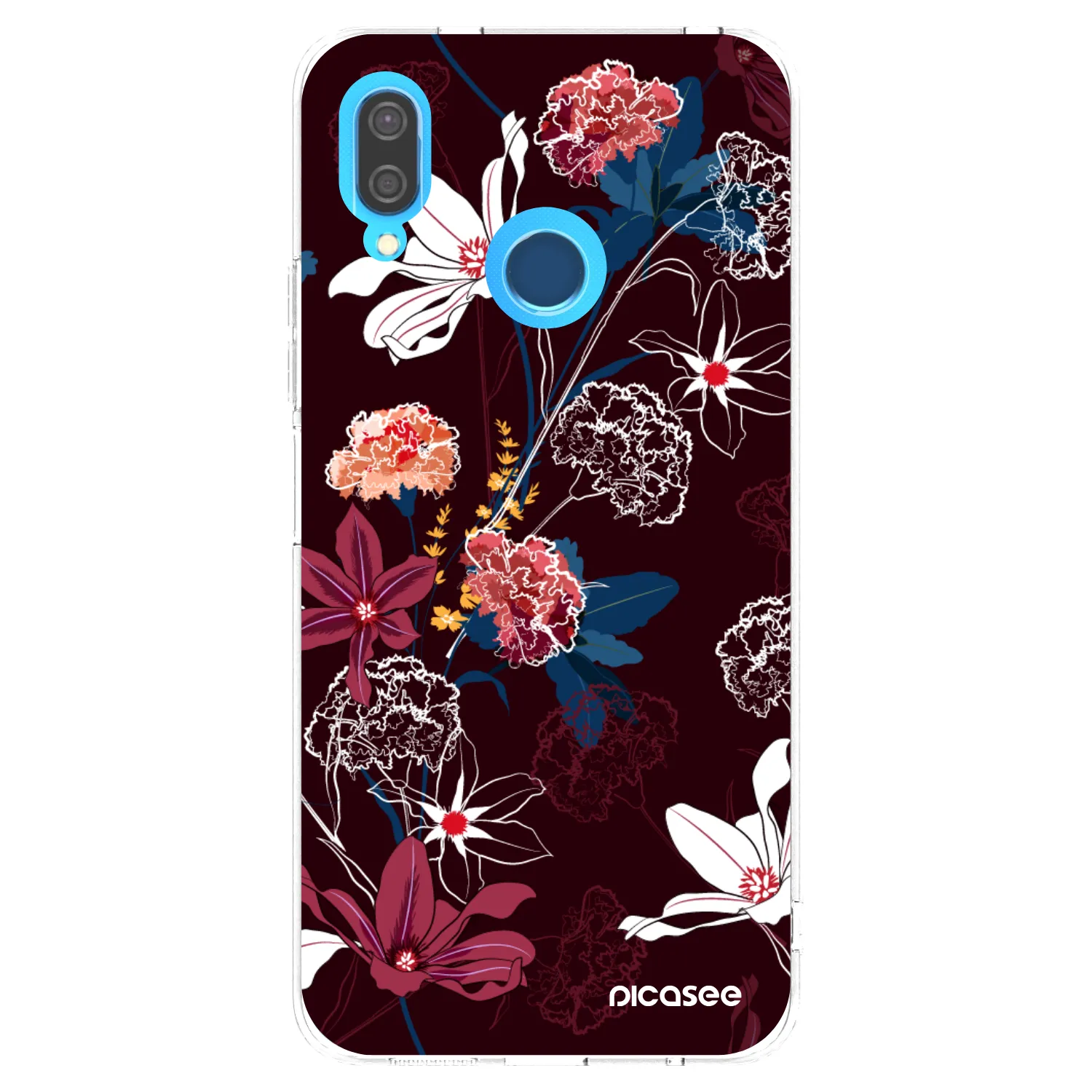 Picasee Huawei P20 Lite Hülle - Transparentes Silikon - Dark Meadow