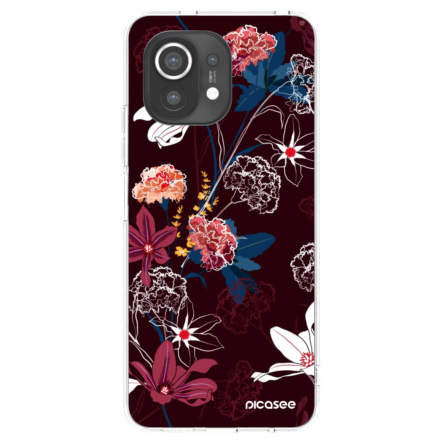 Picasee Xiaomi Mi 11 Hülle - Transparentes Silikon - Dark Meadow