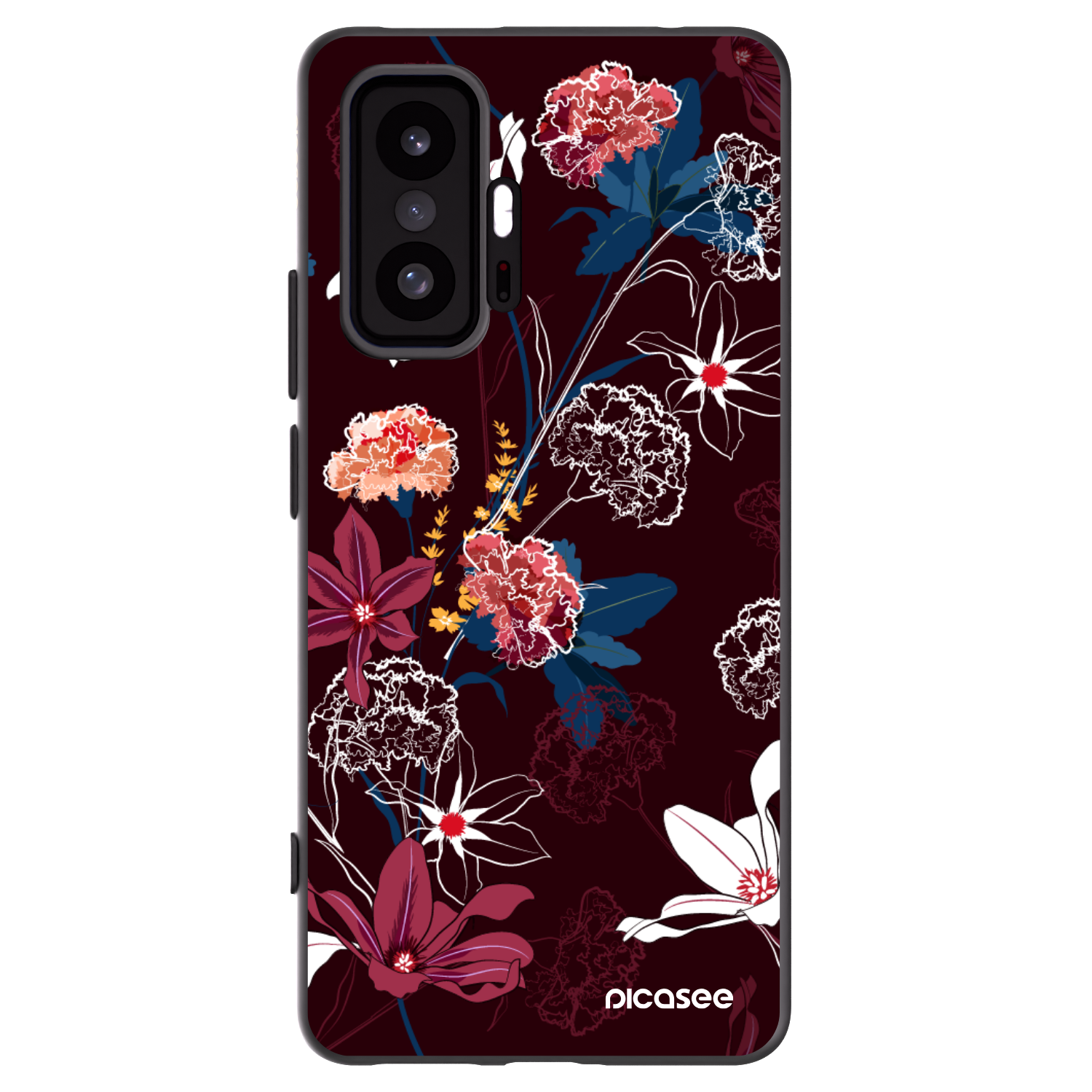 Picasee Xiaomi 11T Pro Hülle - Schwarzes Silikon - Dark Meadow