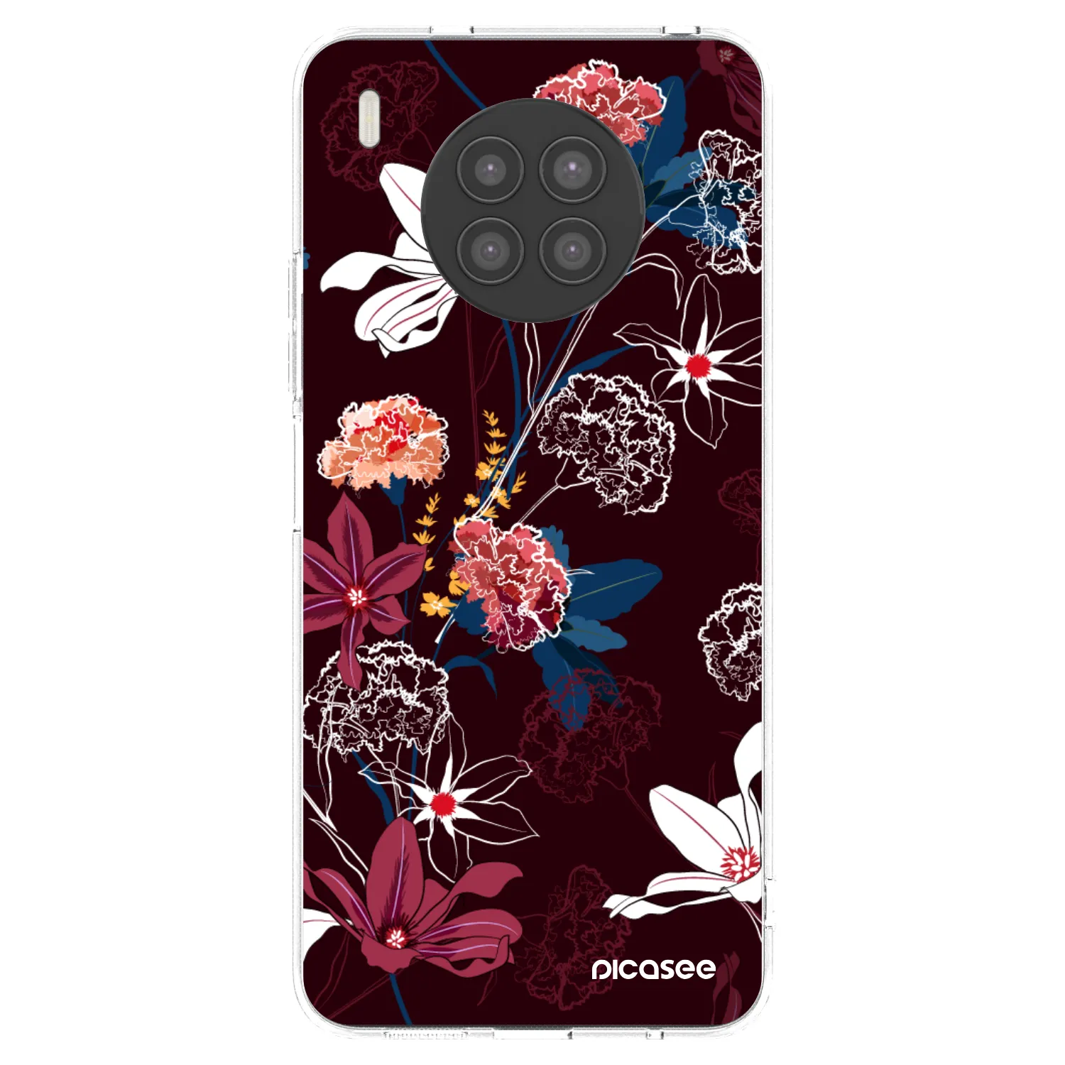 Picasee Huawei Nova 8i Hülle - Transparentes Silikon - Dark Meadow