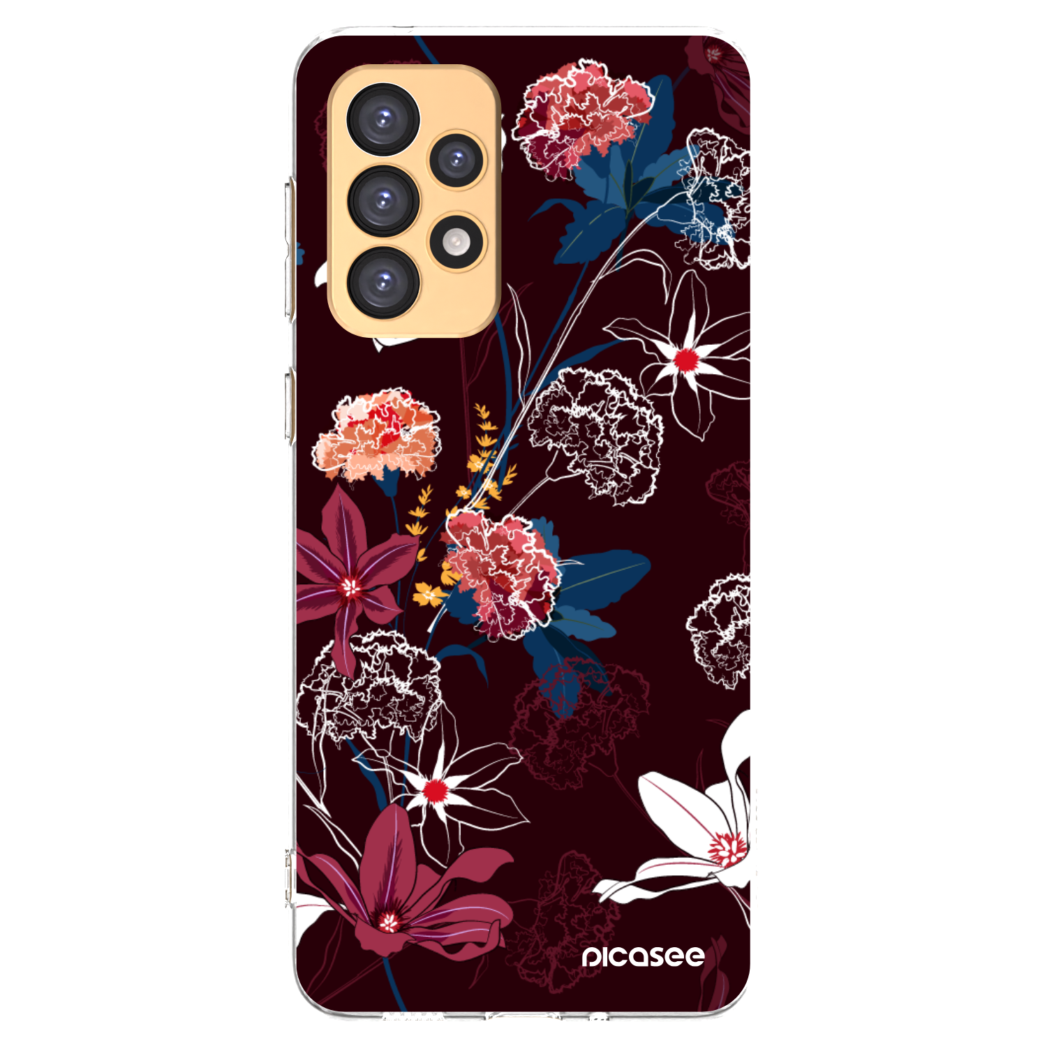 Picasee Samsung Galaxy A33 5G A336 Hülle - Transparentes Silikon - Dark Meadow