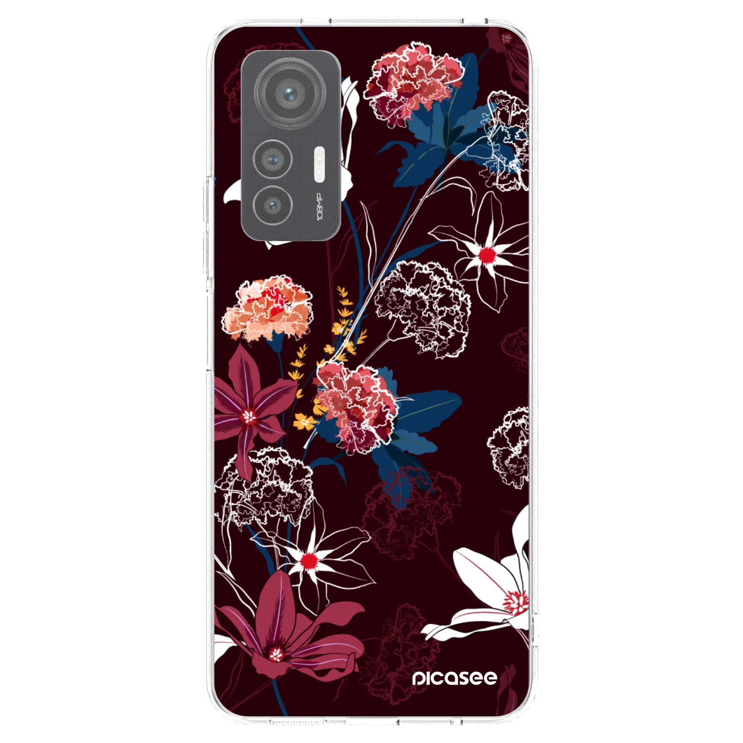 Picasee Xiaomi 12 Lite Hülle - Transparentes Silikon - Dark Meadow