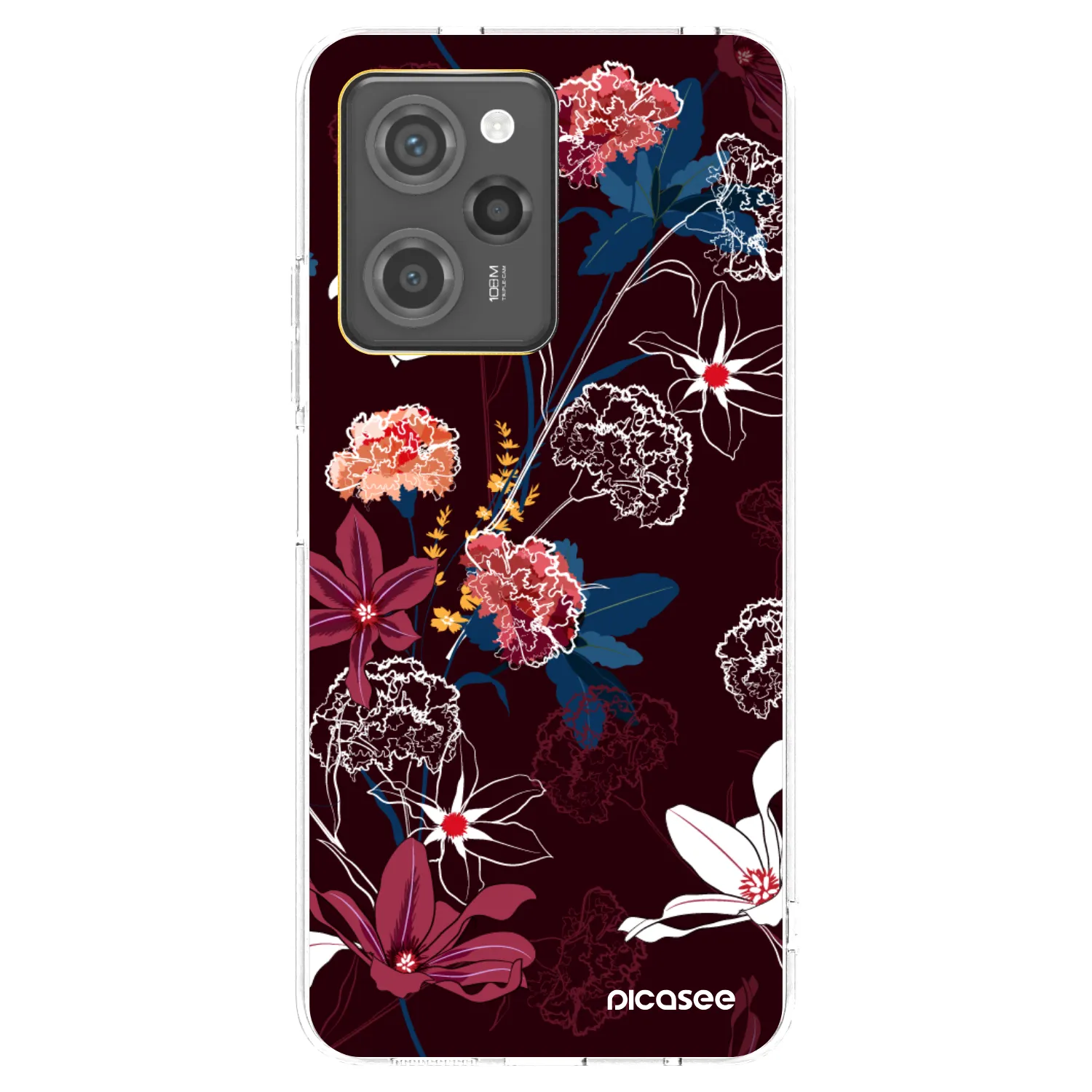 Picasee Xiaomi Poco X5 Pro Hülle - Transparentes Silikon - Dark Meadow