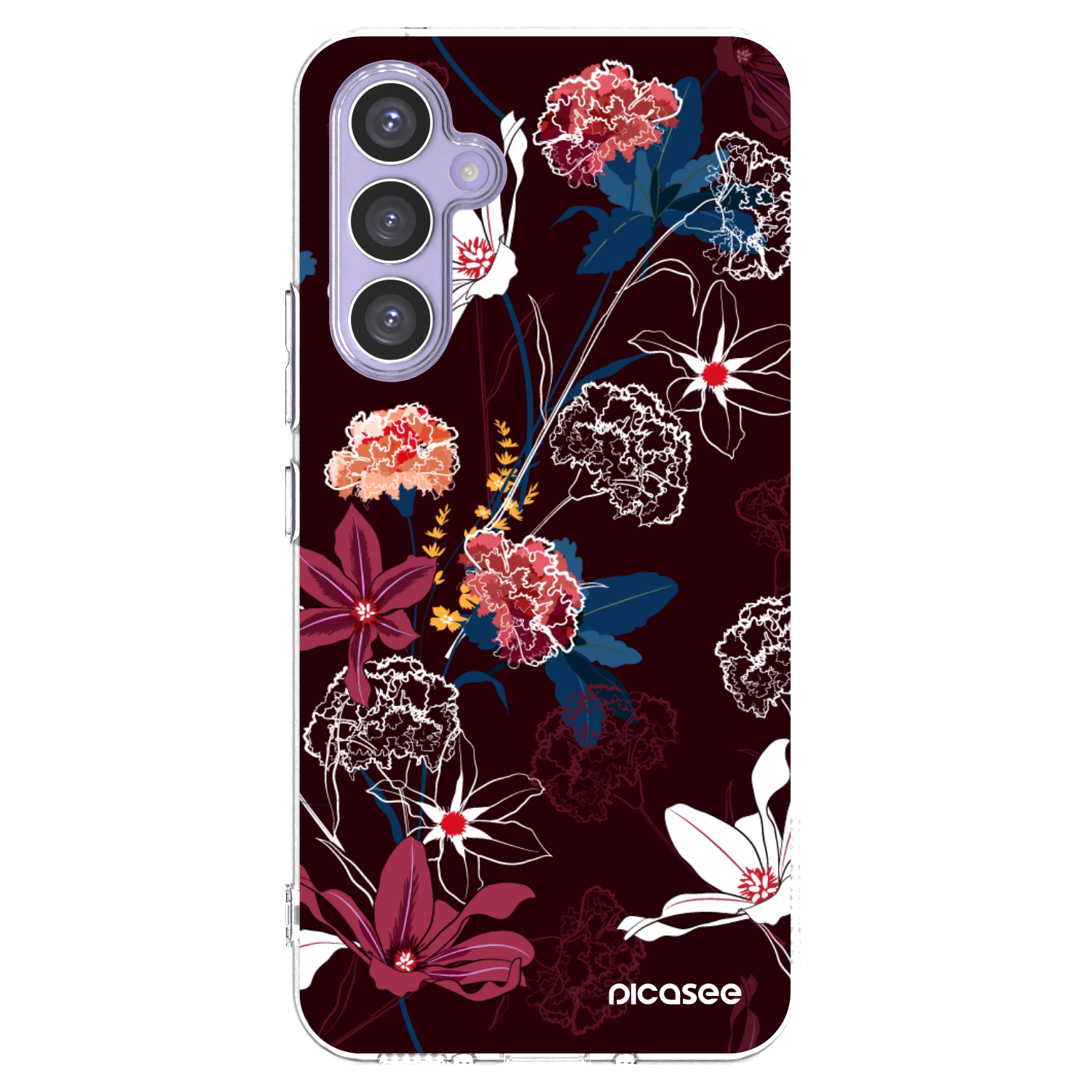 Picasee Samsung Galaxy A54 5G A546B Hülle - Transparentes Silikon - Dark Meadow