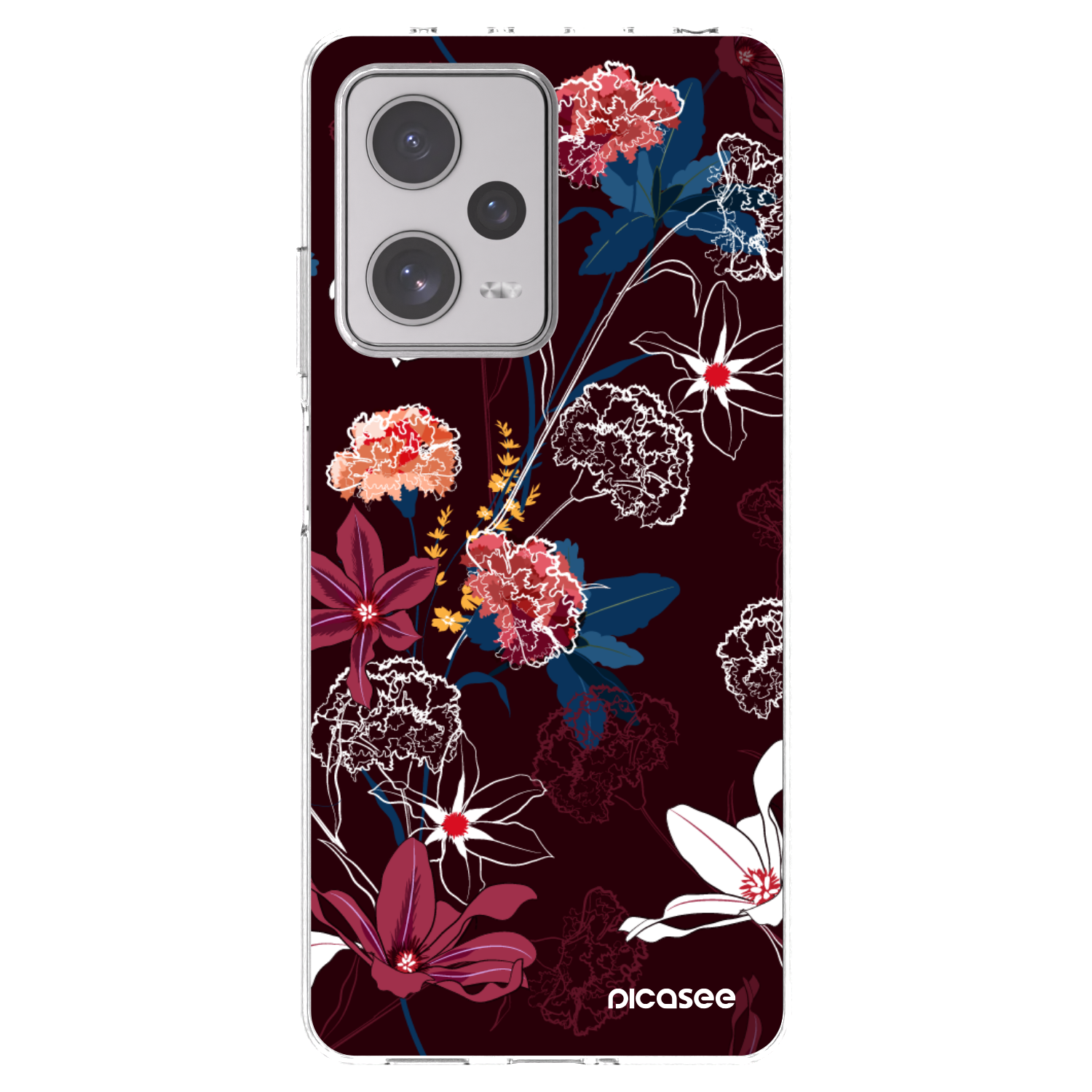 Picasee Xiaomi Redmi Note 12 Pro+ 5G Hülle - Transparentes Silikon - Dark Meadow