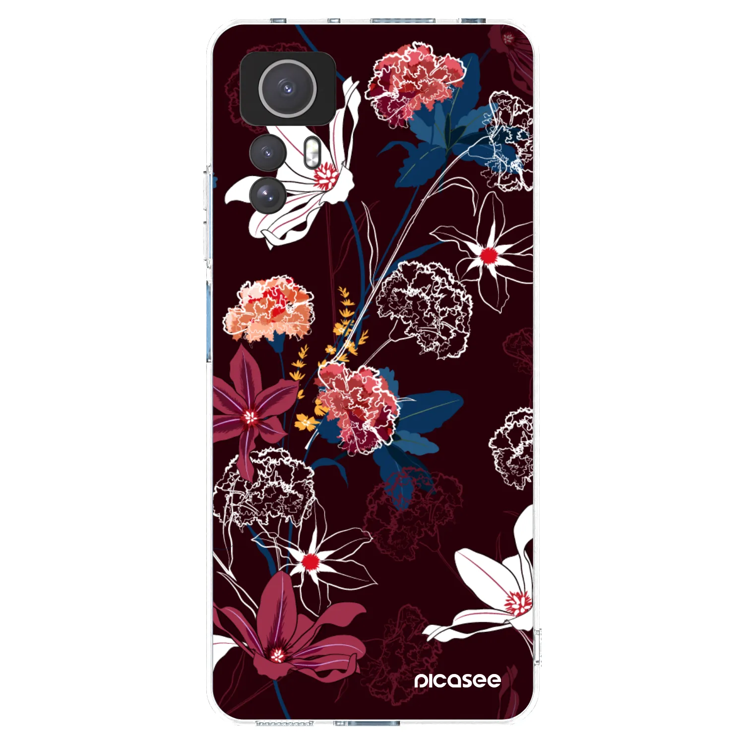 Picasee Xiaomi Redmi Note 12S Hülle - Transparentes Silikon - Dark Meadow