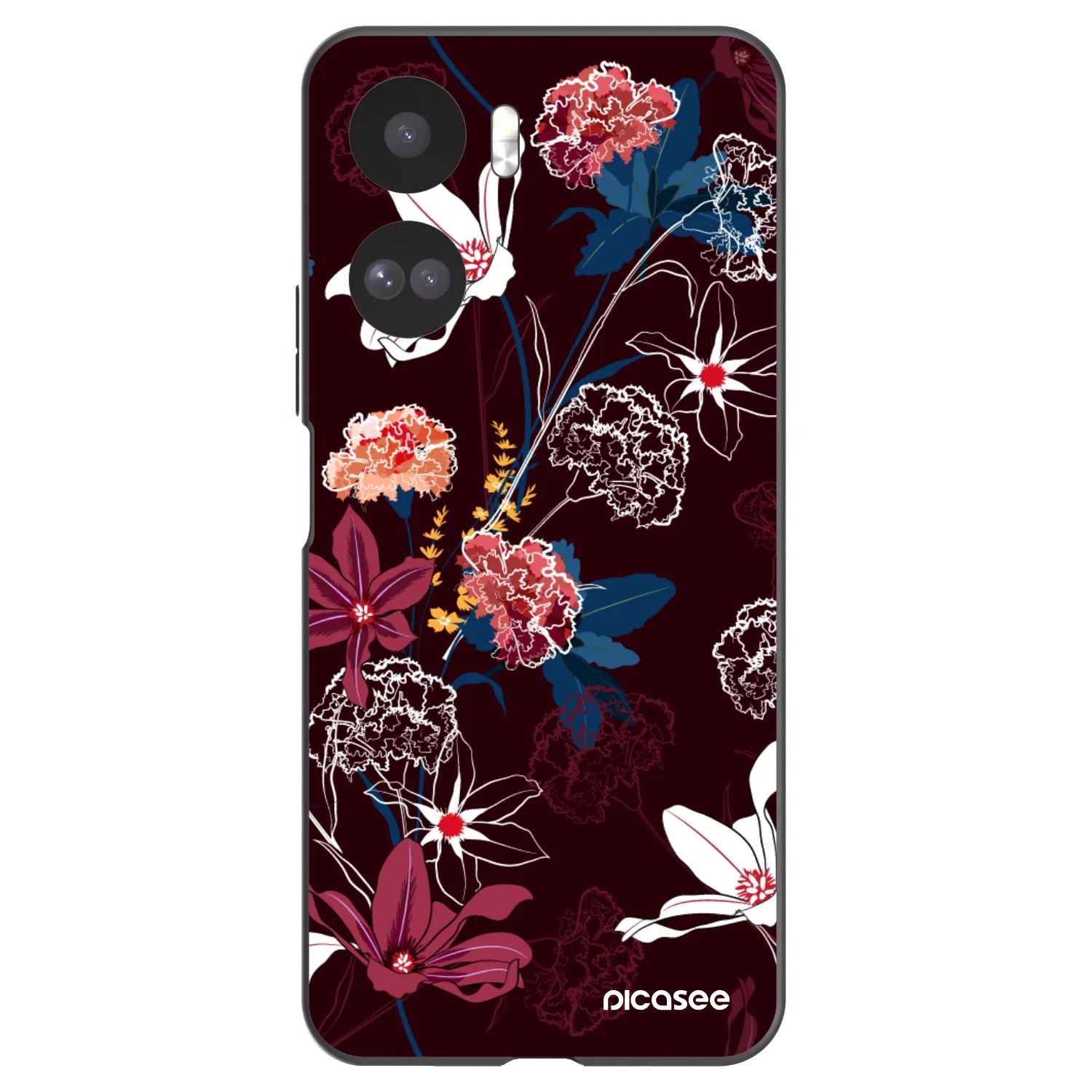Picasee Honor 90 Lite 5G Hülle - Schwarzes Silikon - Dark Meadow
