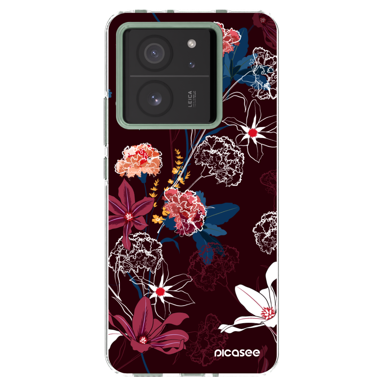 Picasee Xiaomi 13T Pro Hülle - Transparentes Silikon - Dark Meadow