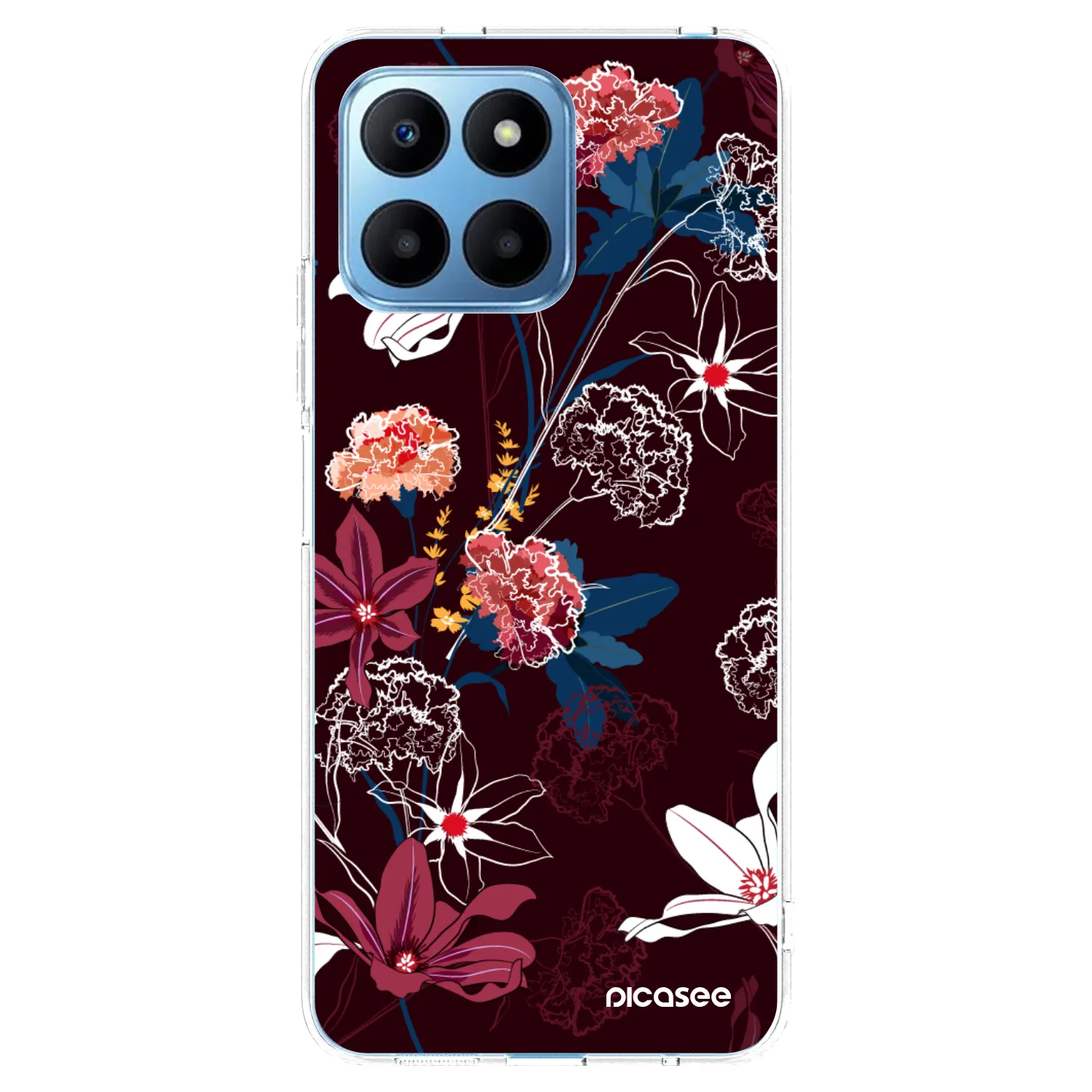 Picasee Honor 70 Lite Hülle - Transparentes Silikon - Dark Meadow